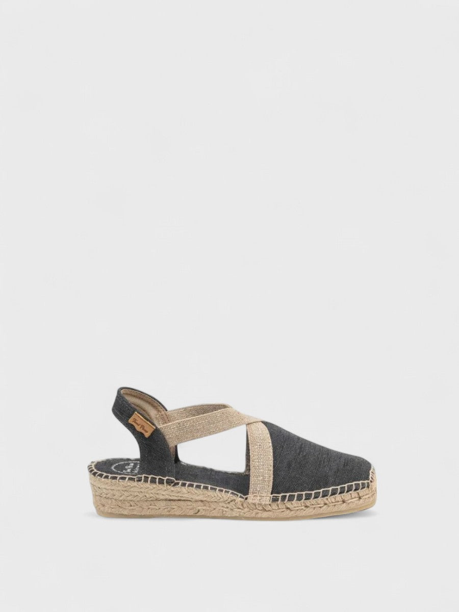 حذاء اسبادريل نسائي اسود فيردي في