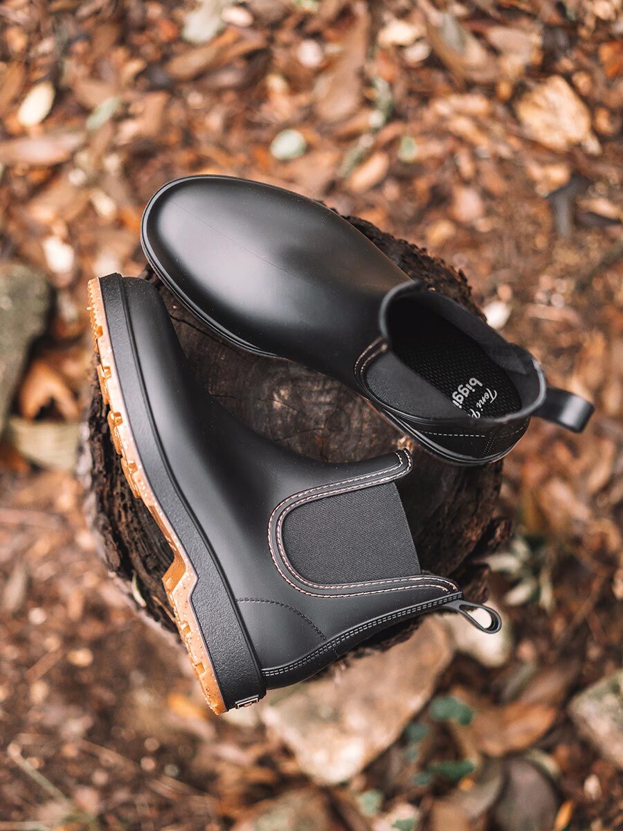 بوت مطر رجالي اسود بيرتون | توني بونس