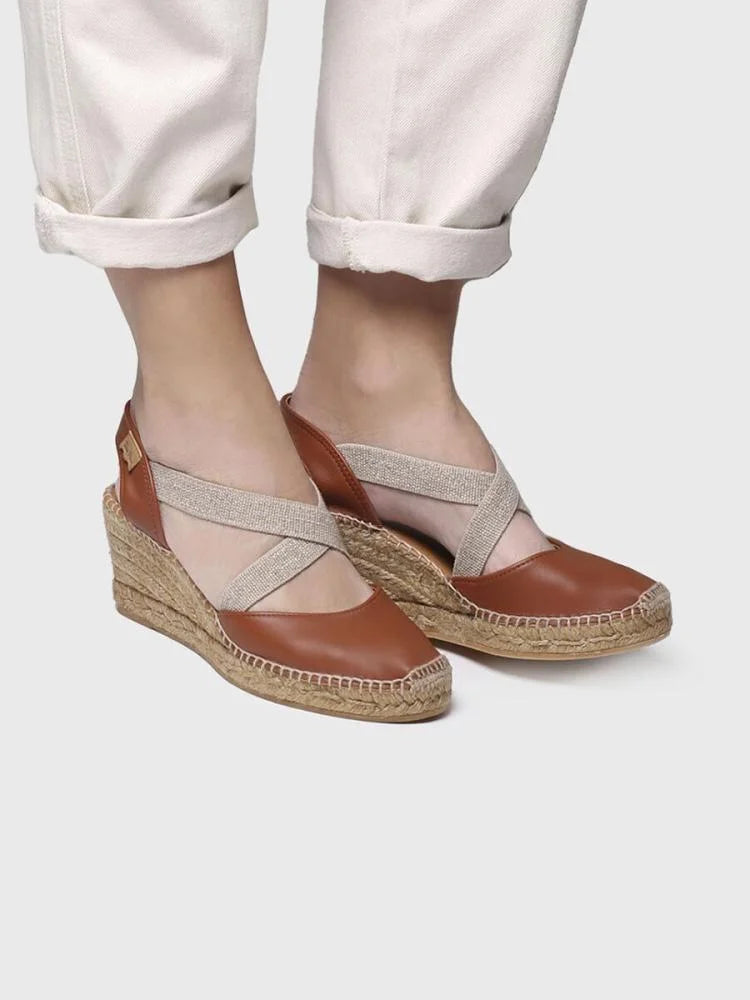 حذاء اسبادريل نسائي بني سابا بي