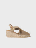 FABI - Women's espadrille with jute wedge and elastics
