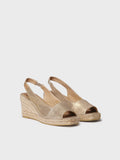FIORE - Women's wedge espadrille in dyed jute