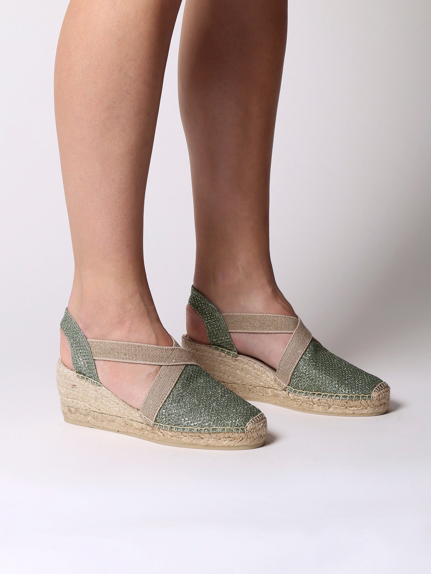 حذاء اسبادريل نسائي اخضر تريتون