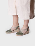 Women's shiny vegan espadrilles - TRITON