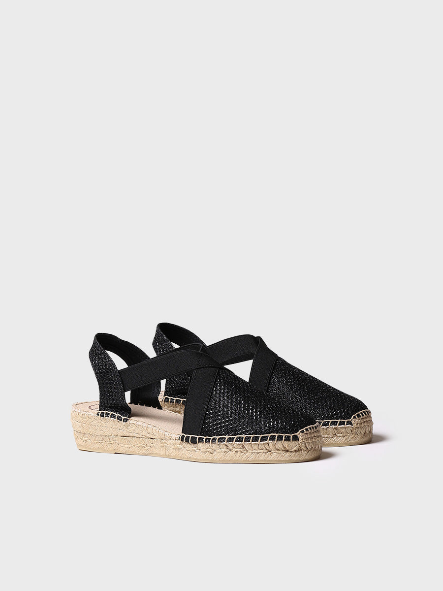 حذاء اسبادريل نسائي اسود فيلنو